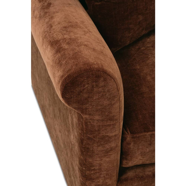 Lowell 84 Inch Fabric Two Cushion Upholstered Sofa