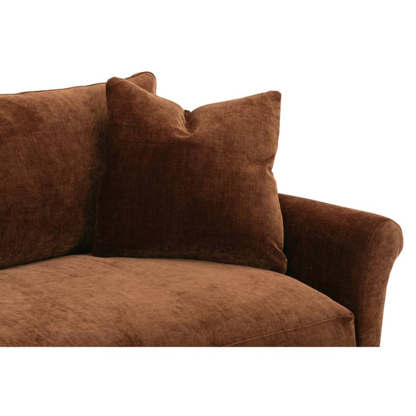 Lowell 84 Inch Fabric Two Cushion Upholstered Sofa