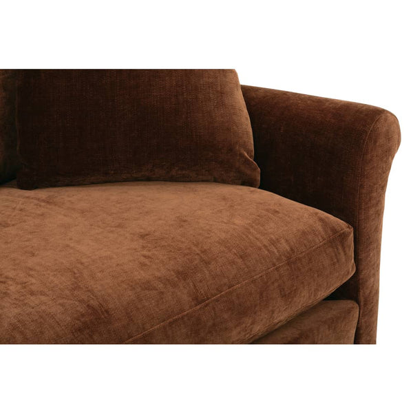 Lowell 84 Inch Fabric Two Cushion Upholstered Sofa