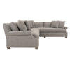 Image of Charlotte Bench Seat Rolled Arm Fabric Sectional