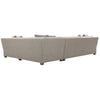 Image of Charlotte Bench Seat Rolled Arm Fabric Sectional