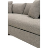 Image of Charlotte Bench Seat Rolled Arm Fabric Sectional