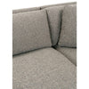 Image of Charlotte Bench Seat Rolled Arm Fabric Sectional