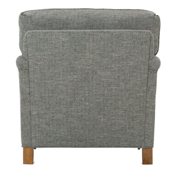 Kristen Fabric Upholstered English Arm Club Chair