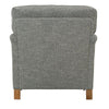 Image of Kristen Fabric Upholstered English Arm Club Chair