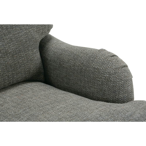 Kristen Fabric Upholstered English Arm Club Chair