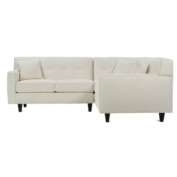 Margo Mid Century Modern Button Back Sectional Couch