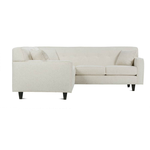 Margo Mid Century Modern Button Back Sectional Couch
