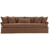Image of Calista 85, 98 Or 110 Inch Hand-Crafted Oversized Slipcovered Sofa
