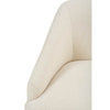Image of Tabitha SWIVEL Upholstered Accent Barrel Chair With Pleated Arms