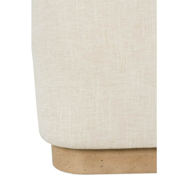 Tabitha SWIVEL Upholstered Accent Barrel Chair With Pleated Arms