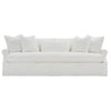 Image of Calista 85, 98 Or 110 Inch Hand-Crafted Oversized Slipcovered Sofa
