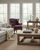 Image of Eldridge Leather Tufted Accent Chair
