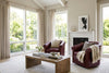 Image of Chester Leather Barrel Swivel Accent Chair