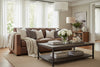 Image of Townsend 91 Inch Timeless Track Arm Leather Sofa