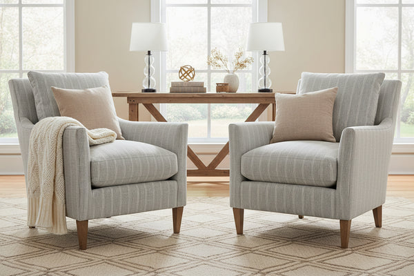 Evangeline Small Fabric Accent Chair