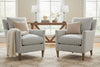 Image of Evangeline Small Fabric Accent Chair