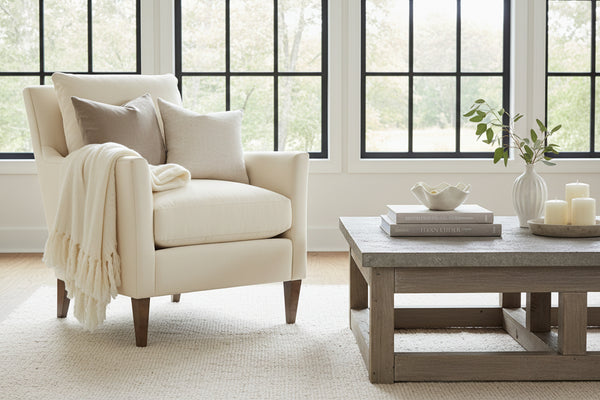 Evangeline Small Fabric Accent Chair