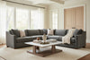 Image of Macy Pepper "Quick Ship" Two Piece Pillow Back Sectional (As Configured)