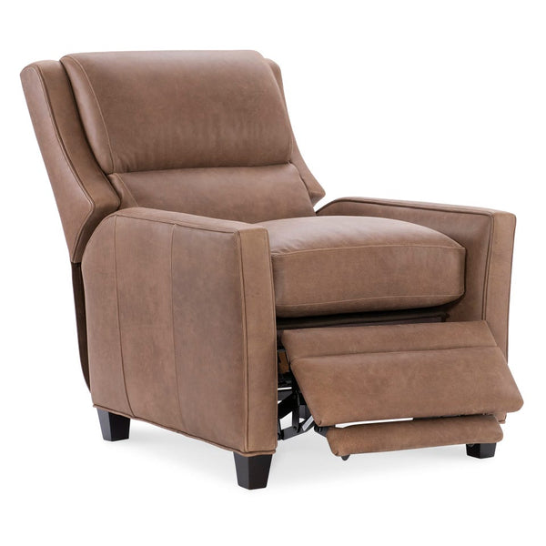 Cora Leather Bustle Back Reclining Chair
