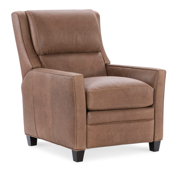 Cora Leather Bustle Back Reclining Chair