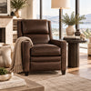 Image of Cora Leather Bustle Back Reclining Chair