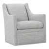 Image of Jessica SWIVEL Wing Back Fabric Accent Chair