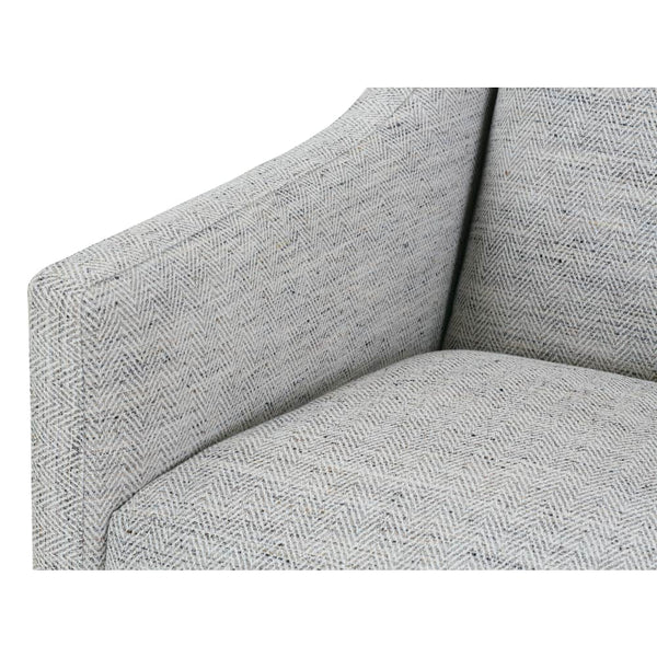 Jessica SWIVEL Wing Back Fabric Accent Chair