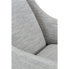 Image of Jessica SWIVEL Wing Back Fabric Accent Chair