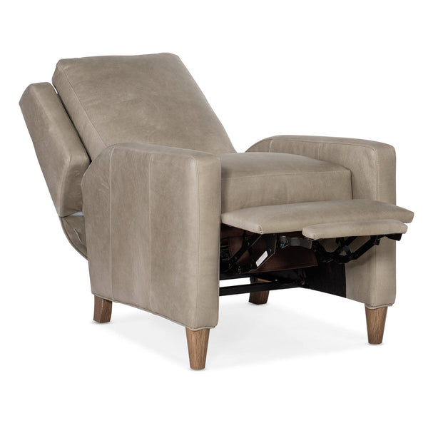 Fabian Leather Track Arm Pillow Back Reclining Chair