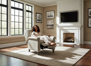 Ryder Leather Pillow Back Recliner Chair