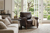 Image of Harris Pillow Back Leather Chair With Nailhead Trim