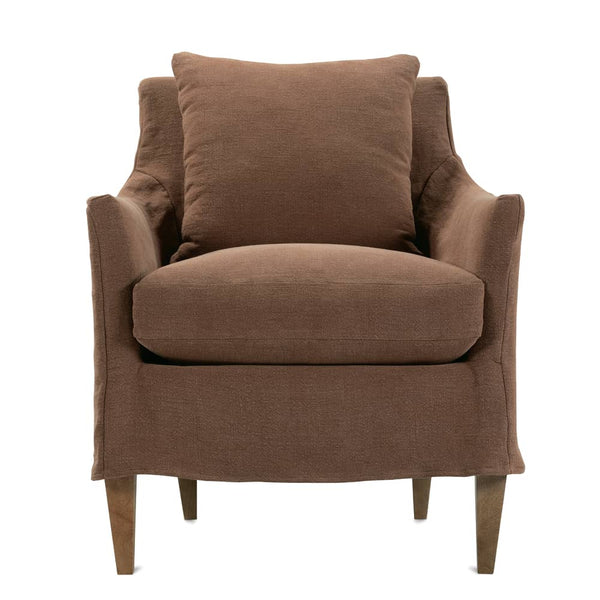 Becky Slipcovered Wing Arm Accent Chair