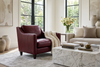 Image of Marlow Slope Track Arm Leather Club Chair