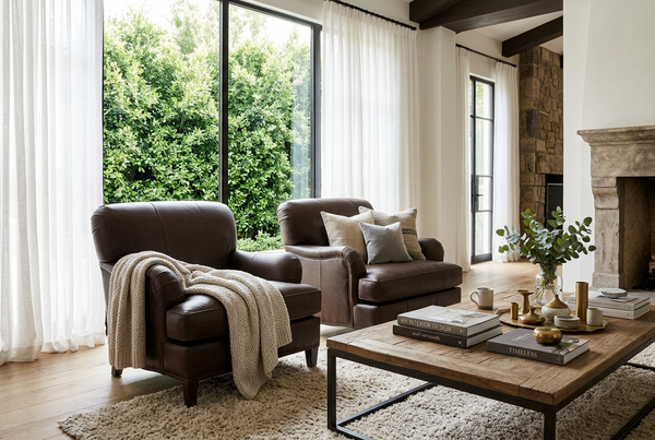 Lichfield English Arm Tight Back Sofa Group With Nail Trim