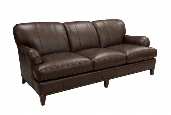 Lichfield English Arm Tight Back Sofa Group With Nail Trim