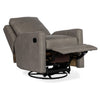 Image of Fabian Leather SWIVEL Pillow Back Reclining Chair