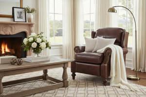 Meredith Small Scale Leather Recliner
