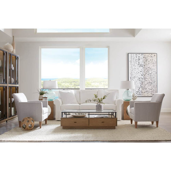 Christine 84 Inch Slipcovered Queen Sleeper Sofa