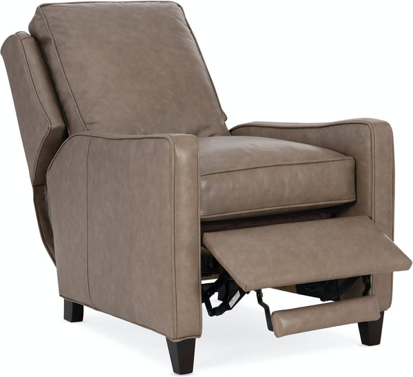 Alaric Leather Pillow Back Reclining Chair