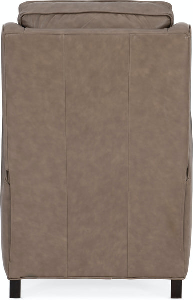 Alaric Leather Pillow Back Reclining Chair