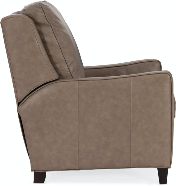 Alaric Leather Pillow Back Reclining Chair
