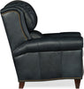 Image of Aldred "Hers" Leather Bustle Pillow Back Recliner Chair