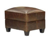 Image of Alexander Traditional Leather Ottoman