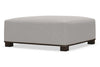 Image of Annie 44 Inch Square Fabric Bench Ottoman Coffee Table