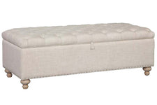 Armstrong "Quick Ship" 62 Inch Storage Tufted Top Ottoman- IN STOCK