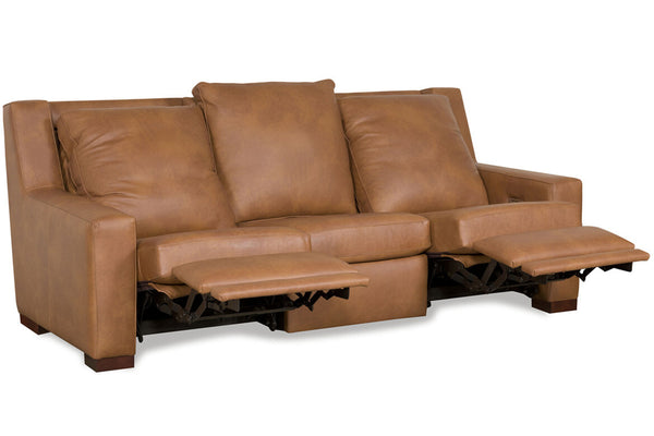 Asher 85 Inch Power Wall Hugger Leather Sofa