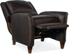 Image of Atticus Wing Arm Leather Pillow Back Recliner Chair