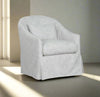 Image of Xena Saxony "Quick Ship" Slipcovered SWIVEL/GLIDER Accent Chair