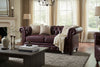 Image of Benedict Chesterfield Leather Loveseat